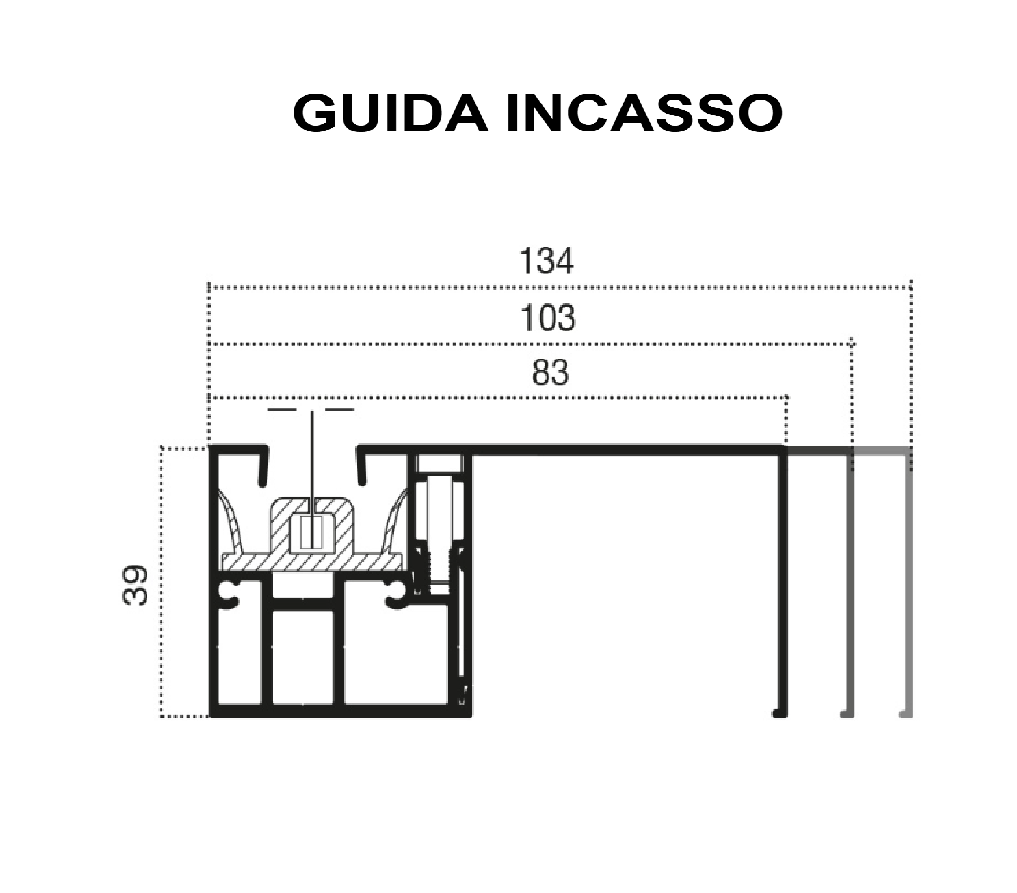 Cubo Guida Incasso